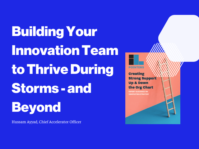 Pointers: Building Your Innovation Team to Thrive During Storms - and Beyond